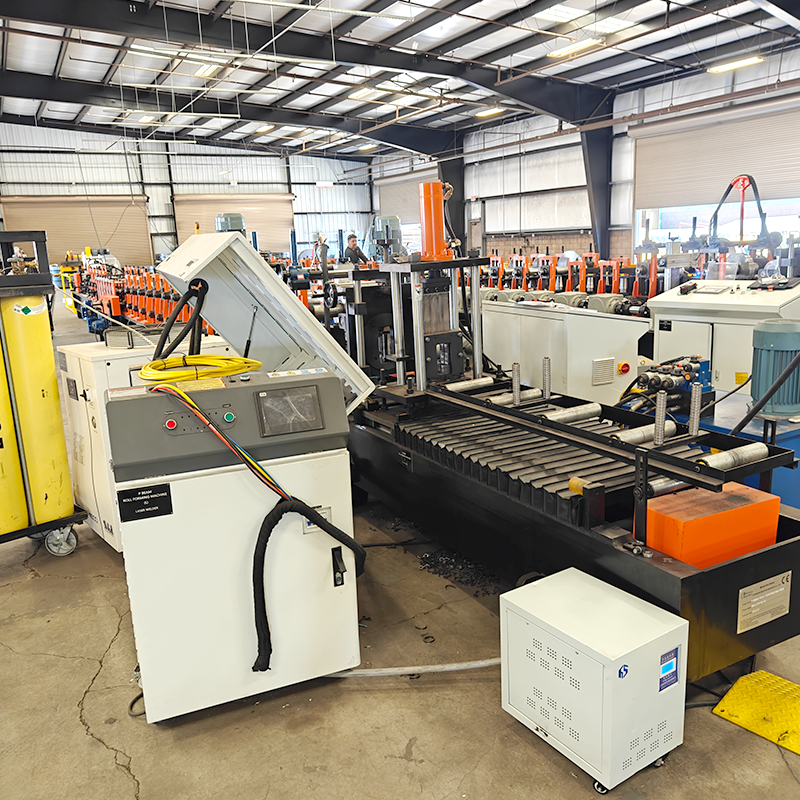 Shelf beam roll forming machine (P-type beam)