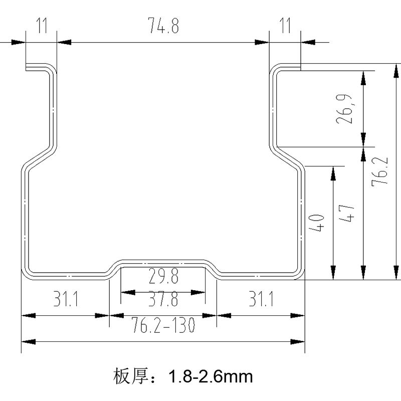 Rack Upright Roll Forming Machine