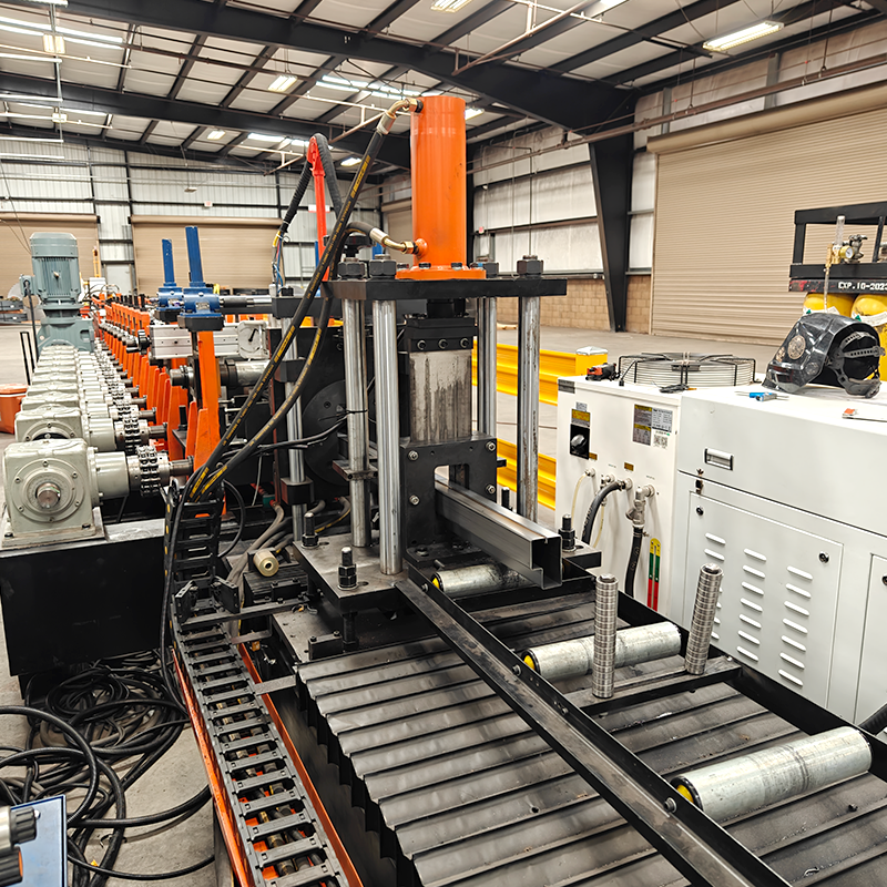 Shelf beam roll forming machine (P-type beam)