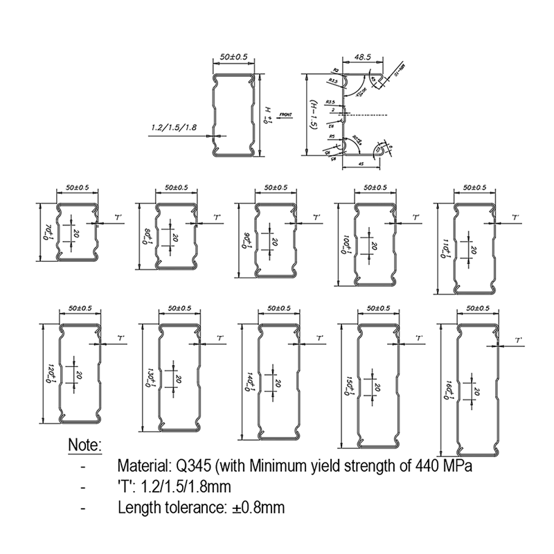 Rack Beam Roll Forming Machine