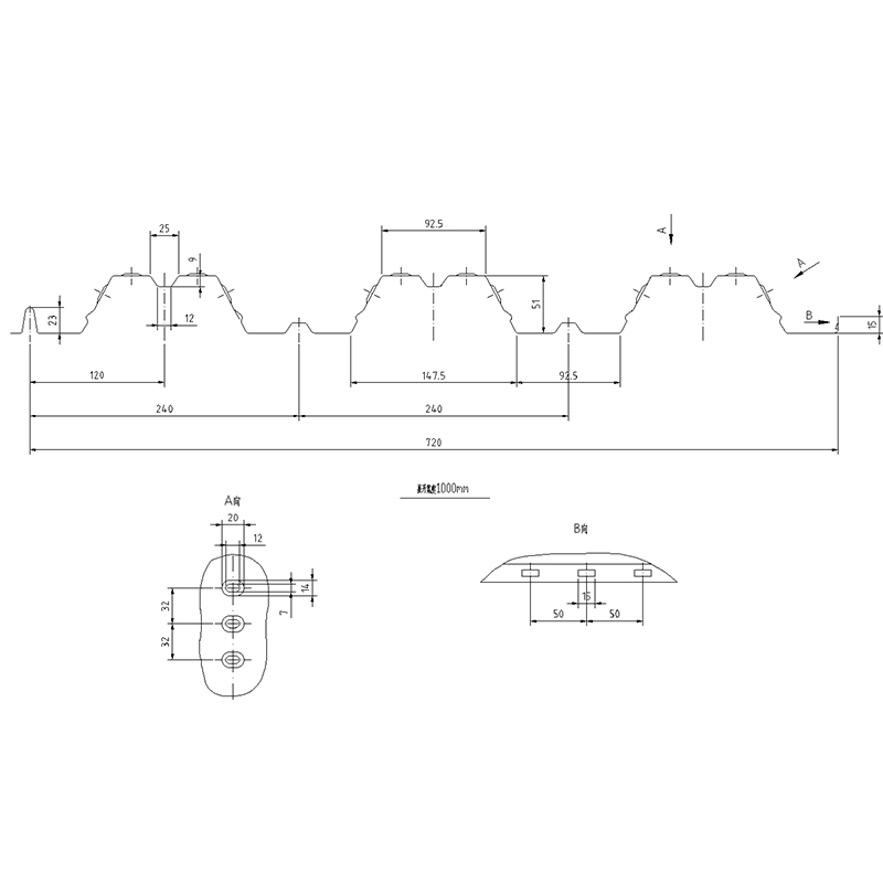 Floor Deck Roll Forming Machine