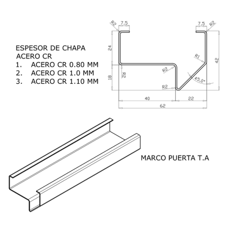 Inner Window Frame Roll Forming Machine