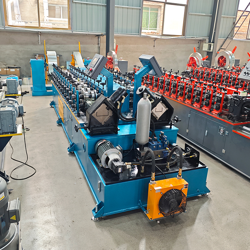 Dual-outlet light steel keel Roll Forming Machine